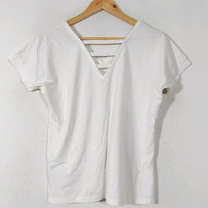 White Plain Casual Top (Women)