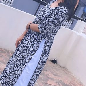 Black Printed Hand Made Kurti 🦋 Just Go For It