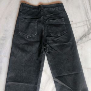 Black Straight Fit Jeans For Women