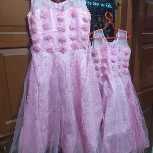 Princess Dress For Girl's Pink