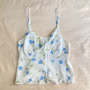 Polly Floral Coquette Top