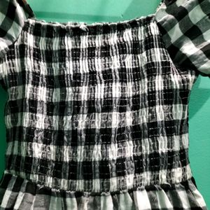 Urbanic Black And White Dress