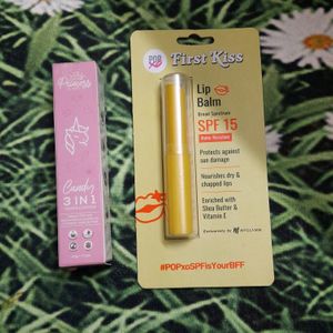 Renee Princess Lipstick And Myglamm Popxa Lipbalm