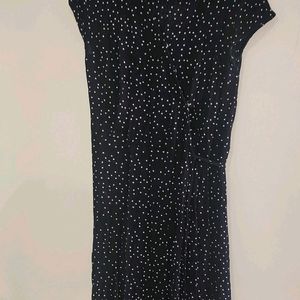 Small Polka Dot Wrap Dress