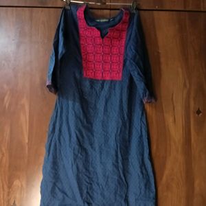 Blue Single Kurti