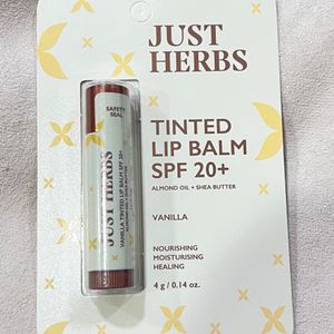 PRICE DROP Just Herbs Coffee Vanilla Peach Lip