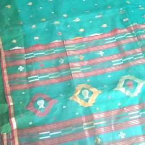 Brand new light weight thread work fancy saree