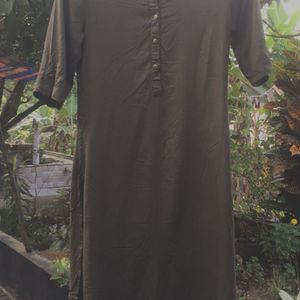 XS Ladies Kurta Seaweed Green Colour