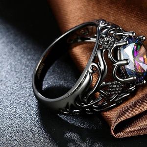 Black Platinum Ring (Alloy)