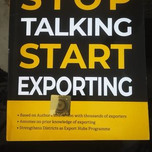 Stop Talking Start Exporting Book