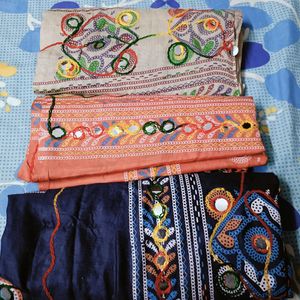 Three Peace New Dupatta