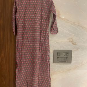 Soch Printed Cotton Kurta In XS