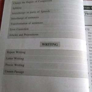 H. S English Exam Guide Book