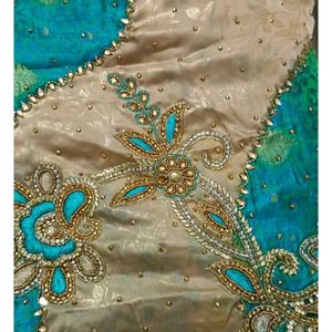 Heavy Stone Work Saree