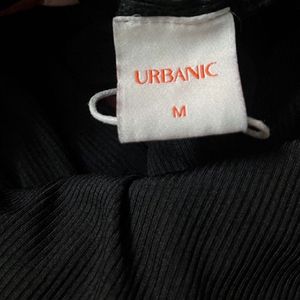 Neww Urbanic A Line Black V Neck Dress