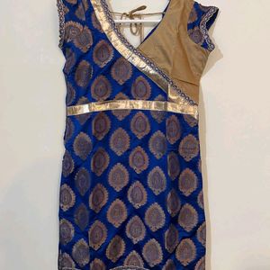 Blue buta kurti