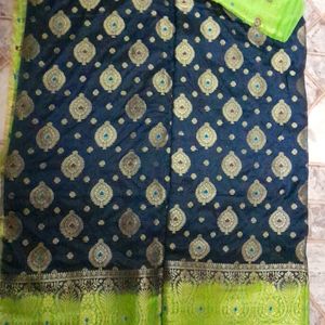 Chanderi silk saree