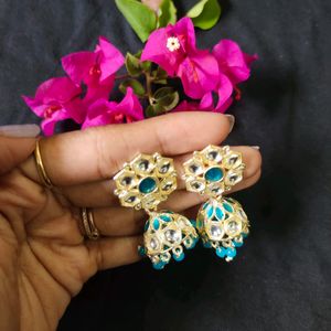 Blue Fashion Earrings