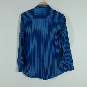 Blue Striped Shirt For Men's