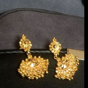 New Not Used Gold Plated Earings For Donation