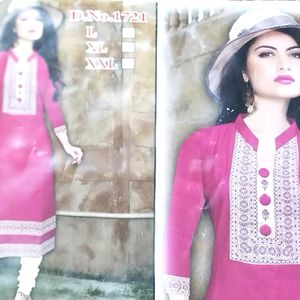 Kurti khadi 1 piece Rose design latest fancy/weste