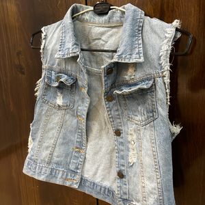 Cool Denim Crop Jacket