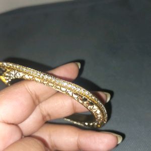 Latest Square Bangles With Beats And Diamonds