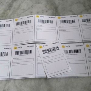 100 Shipping Labels (Sticker)