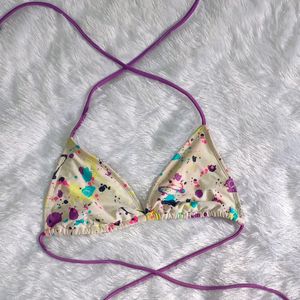 Multicolored Bikini Top 👙