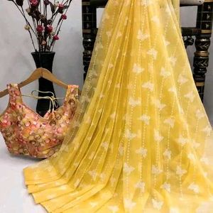 Butterfly 🦋 Organza Sarees