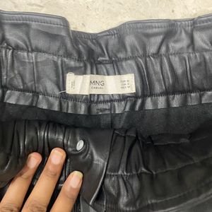 Mango Leather Pants