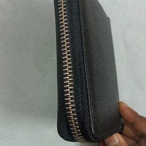 Womens Leather Chain Wallet