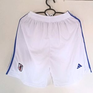 Japan football shorts (white), 1st copy, Good Quality, Comfortable to wear