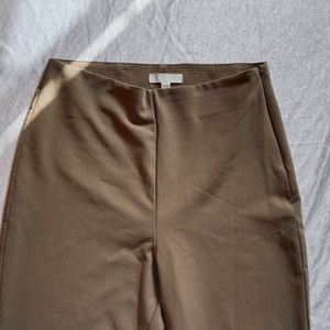 H&M Beige Flared Trouser