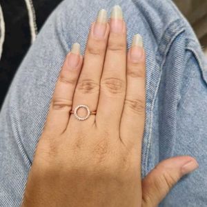 GIVA 925 silver Rose Gold Connected To Life Ring