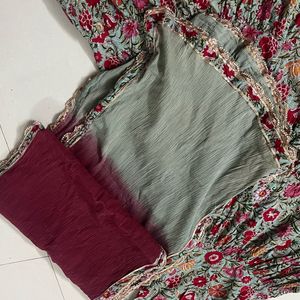 Janasya Anarkali + Pant +Dupatta