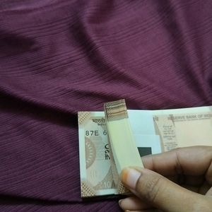 Original 10 Rupees Fresh Note Section