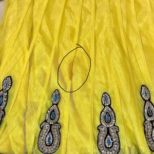 Yellow Stone Embroidered Kurta