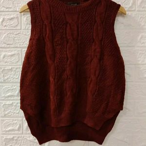 Maroon Comfy Vest