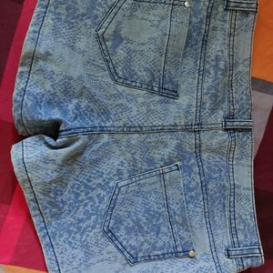 Denim shorts