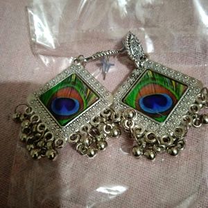 Peacock Design Earings