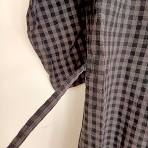 Black Checkererd Tunic