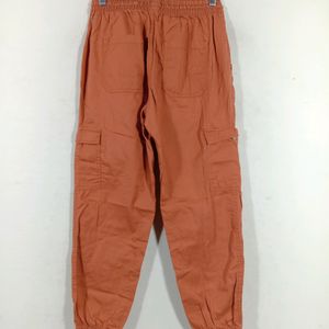 Orange Casual Joggers (Women's)