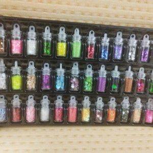 Nail Art Glitter With Different Color