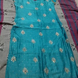 Embroidery Material Kurti