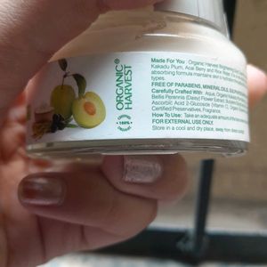 Organic harvest day cream