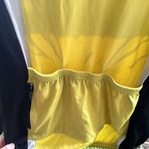 Green Yellow Full Sleeve Cycling Jersey