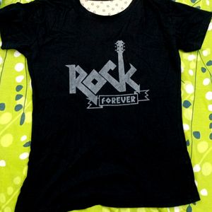 Rock Forever Black Tshirt