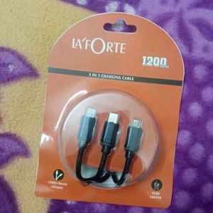 LAFORTE 3 In 1 Charging Cable 1200mm