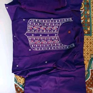 New Purple Straight Kurta Set